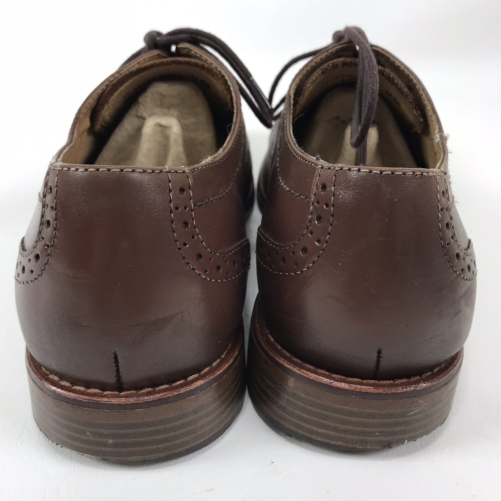 Bass Carnell Oxford Cap Toe Brown Shoes Mens Size 11.5M 70-10132 - Picture 7 of 9